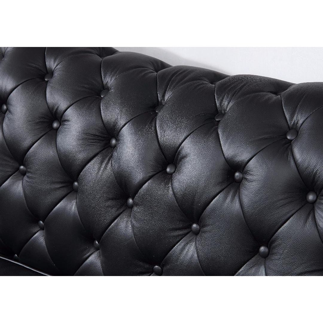 Norway leather chesterfield sofa set