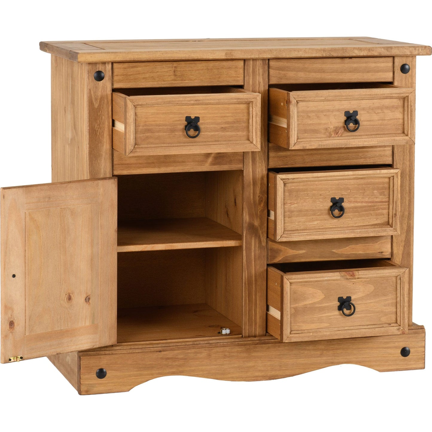 Corona 1 Door 4 Drawer Sideboard