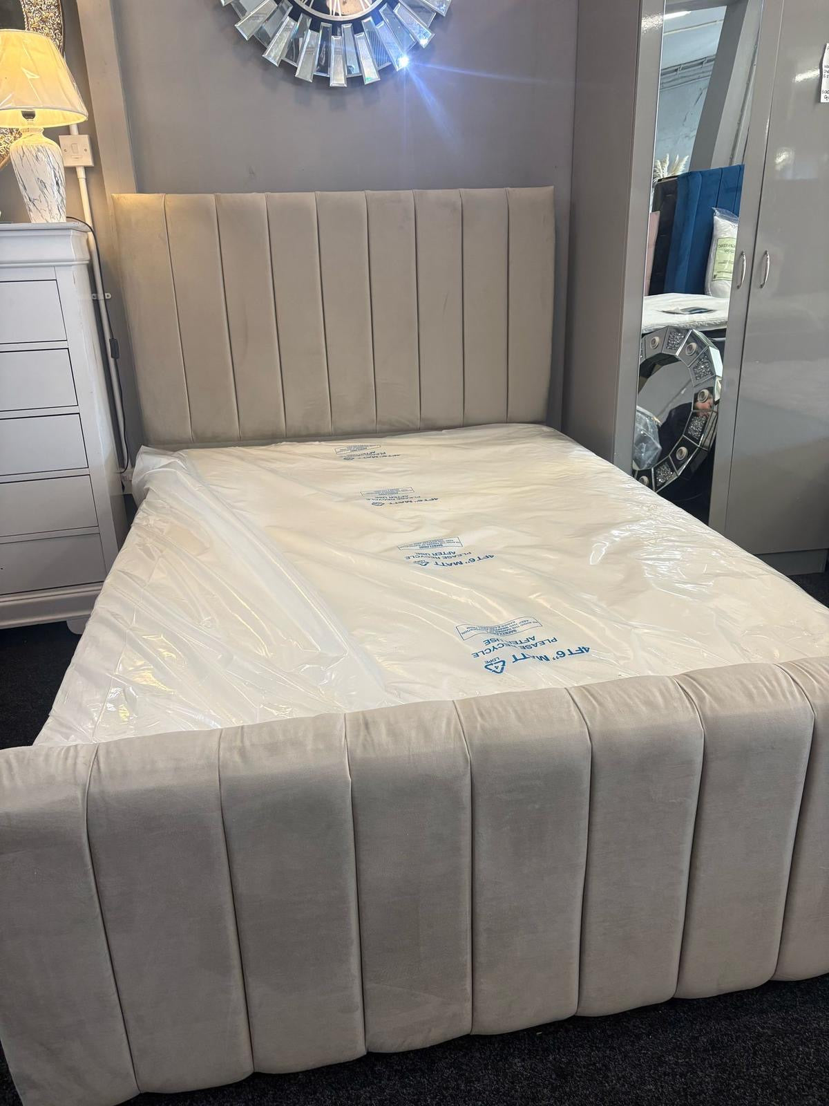Double made to order Bed frame With ortho Mattress