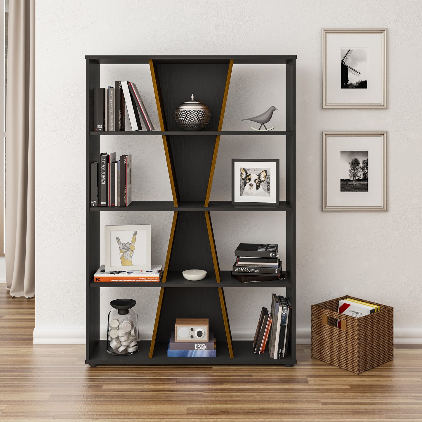 Naples Medium Bookcase