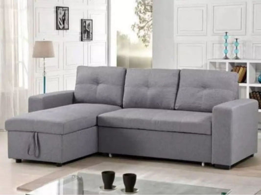 Corner sofa bed with storage