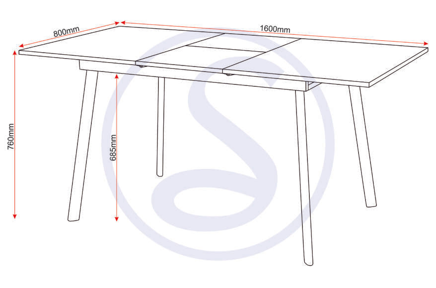 Avery Extending Dining Set with Avery Chairs