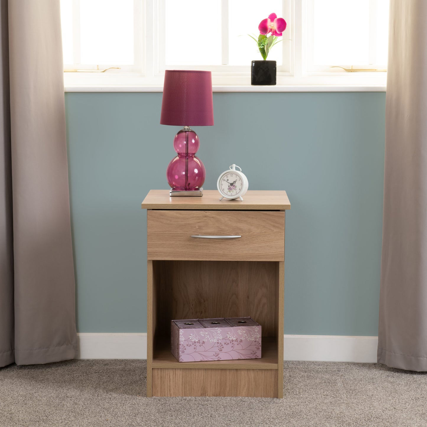 Bellingham 1 Drawer Bedside Cabinet