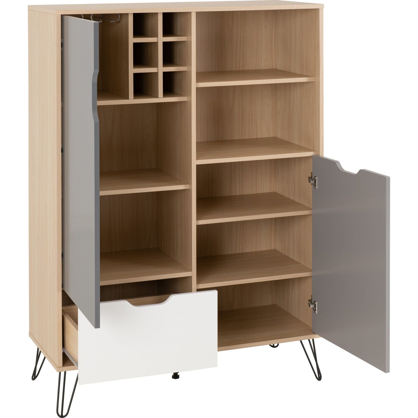 Bergen Tall Sideboard/Wine Rack