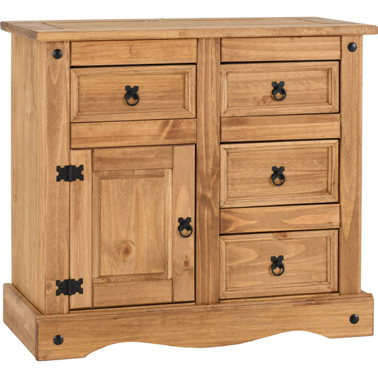 Corona 1 Door 4 Drawer Sideboard