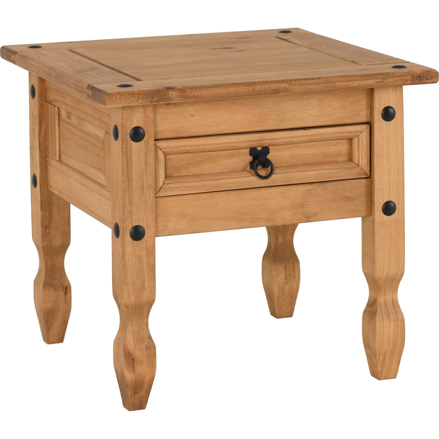 Corona 1 Drawer Lamp Table