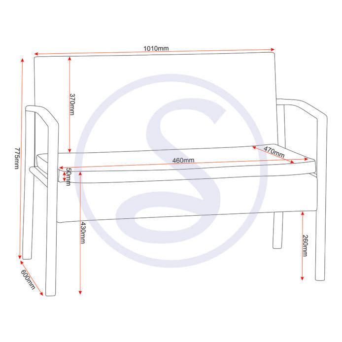 Cedar 4 Piece Garden Set