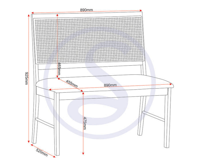 Austin & Ellis 1+2 Dining Bench Set