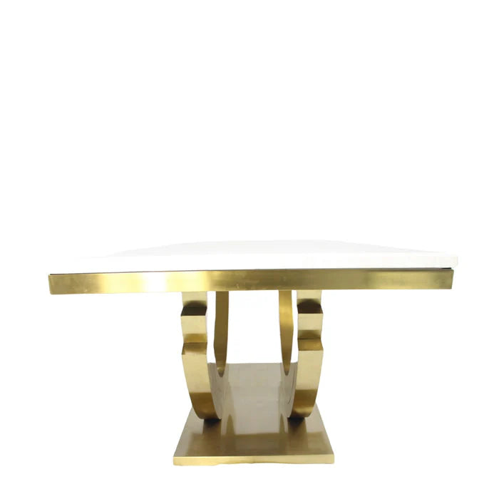 Monaco Gold Marble Dining Table