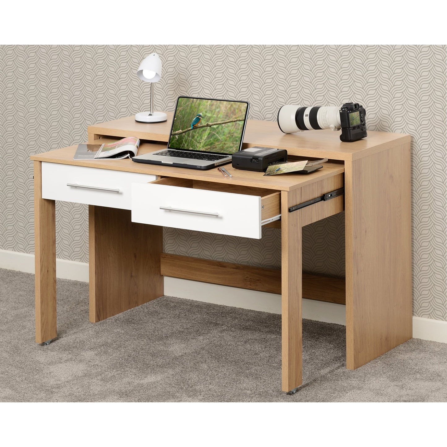 Seville 2 Drawer Slider Desk