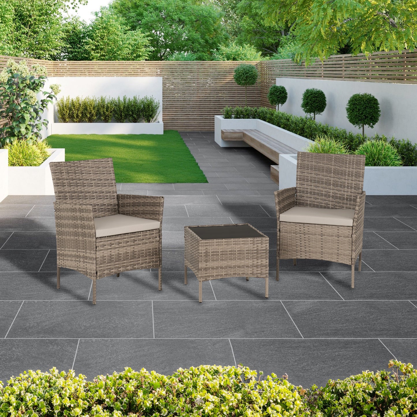 Willow 3 Piece Garden Set